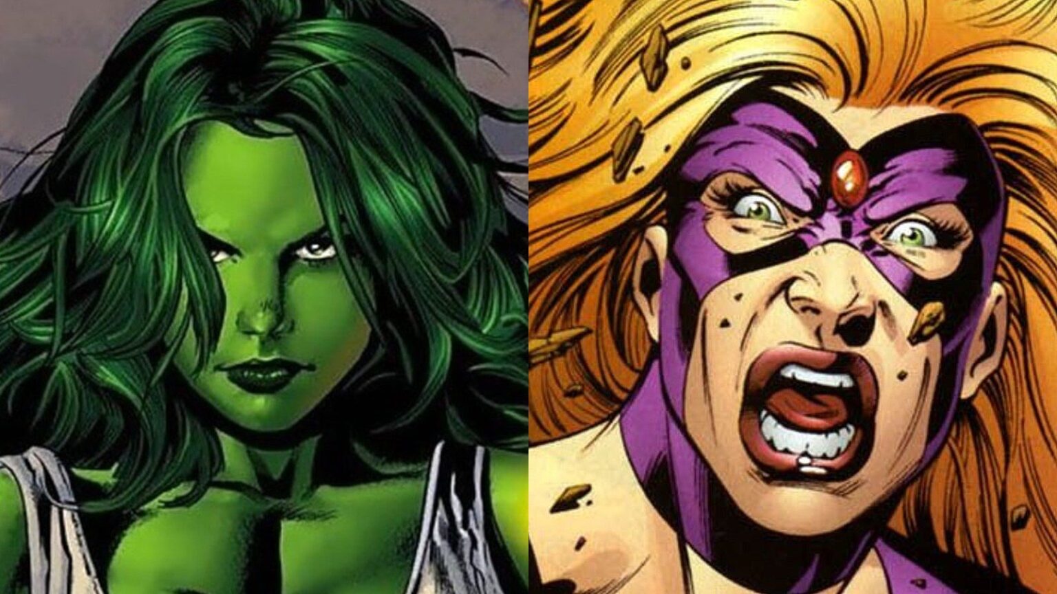 Conheça Titania, a vilã de She-Hulk que já foi vencida por Jane Foster She-Hulk e Titania nos quadrinhos (Reprodução)