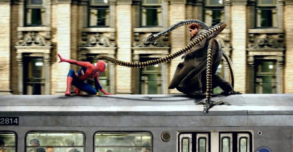 Cena de Homen-Aranha 2 (Reprodução)