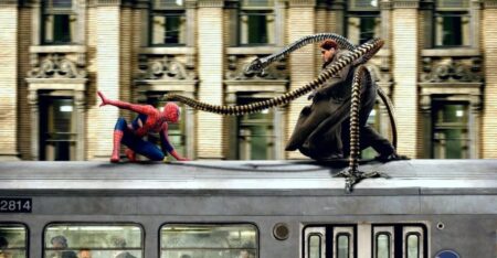 Cena de Homen-Aranha 2 (Reprodução)