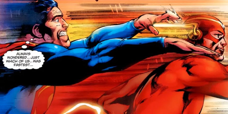 Rivalidade do bem – Saiba tudo sobre as corridas beneficentes do Superman e do Flash 2 Superman e Flash nos quadrinhos (Reprodução)