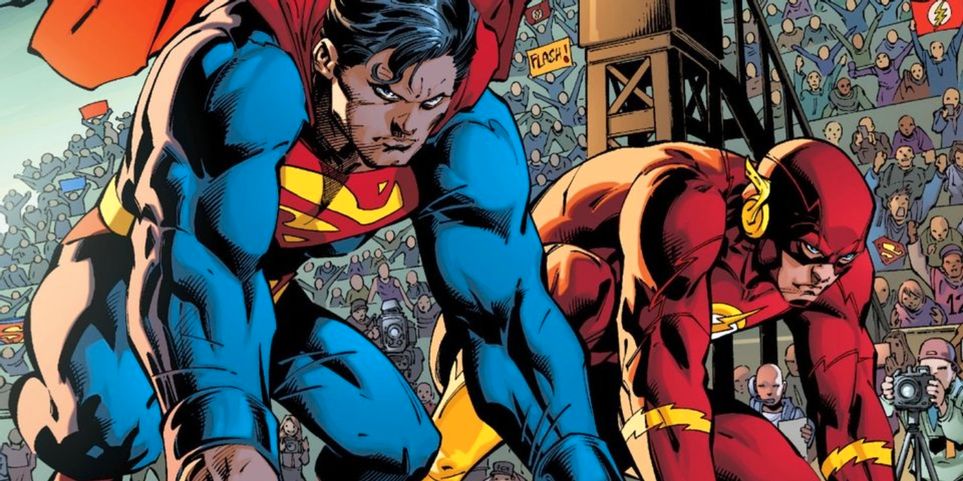 Rivalidade do bem – Saiba tudo sobre as corridas beneficentes do Superman e do Flash 3 Superman e Flash nos quadrinhos (Reprodução)