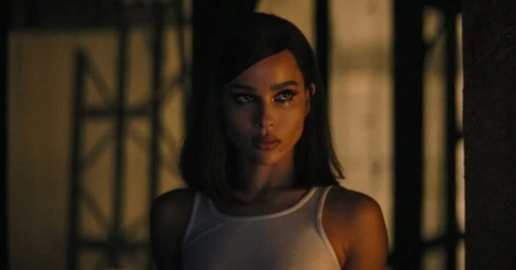 Batman | Zoë Kravitz observou felinos lutando para viver a Mulher-Gato Zoë Kravitz como Selina Kyle em Batman (Reprodução)