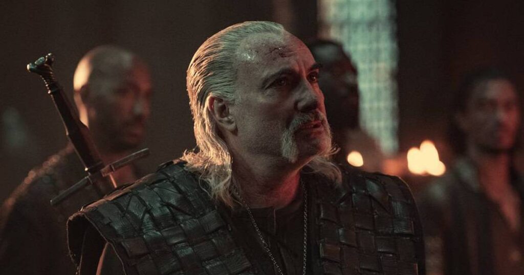 Estrelas de The Witcher explicam como Vesemir se encaixa na série Vesemir Kim Bodnia em The Witcher Reproducao