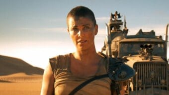 Charlize Theron como Furiosa em Mad Max: Estrada da Fúria (Reprodução)