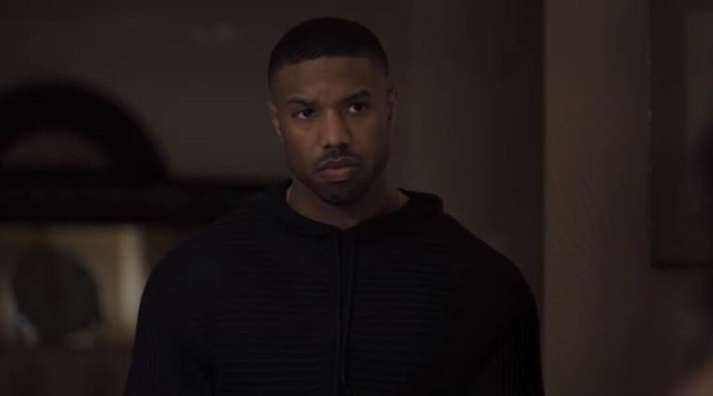 Michael B. Jordan fala sobre o trabalho com Denzel Washington Michael B. Jordan em Creed 2 (Reprodução)