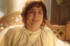 Elijah Wood como Frodo em O Senhor dos Anéis (Reprodução)