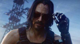Keanu Reeves é Johnny Silverhand em Cyberpunk 2077 (Reprodução)
