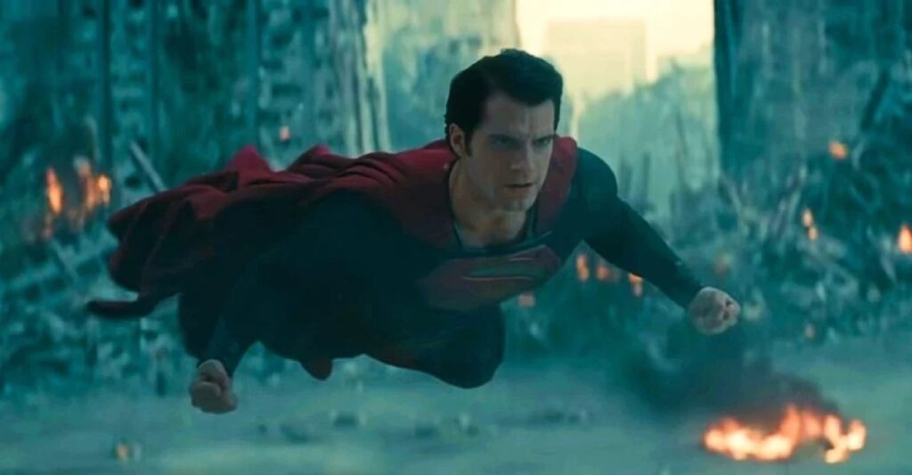 Ex-executivo da Warner Bros. defende o Superman de O Homem de Aço Henry Cavill como Superman em O Homem de Aço (Reprodução)