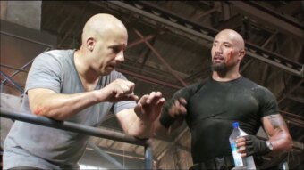 Vin Diesel é Toretto e Dwayne 