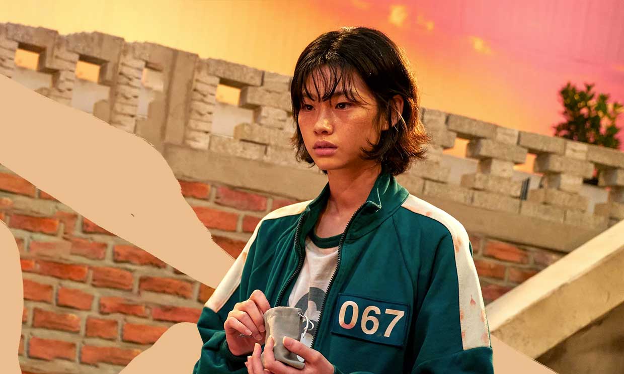 Jung Ho-yeon como Kang Sae-byeok em Round 6 (Reprodução / Netflix)