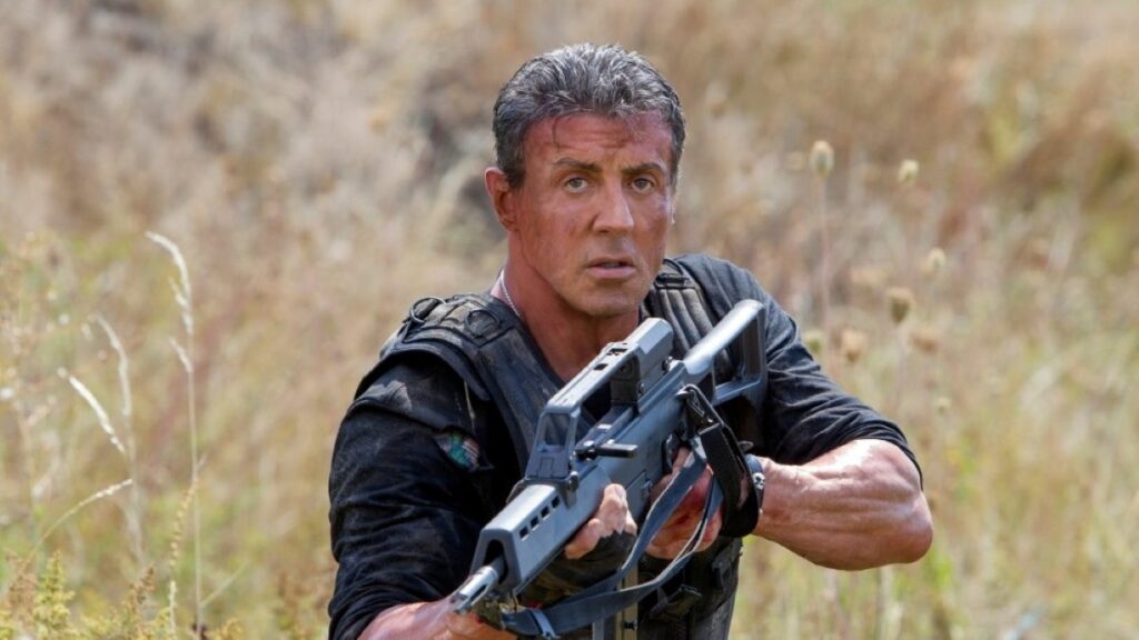 Sylvester Stallone em Os Mercenários (Reprodução)