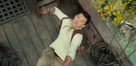 Tom Holland como Nathan Drake em Uncharted: Fora do Mapa (Reprodução)
