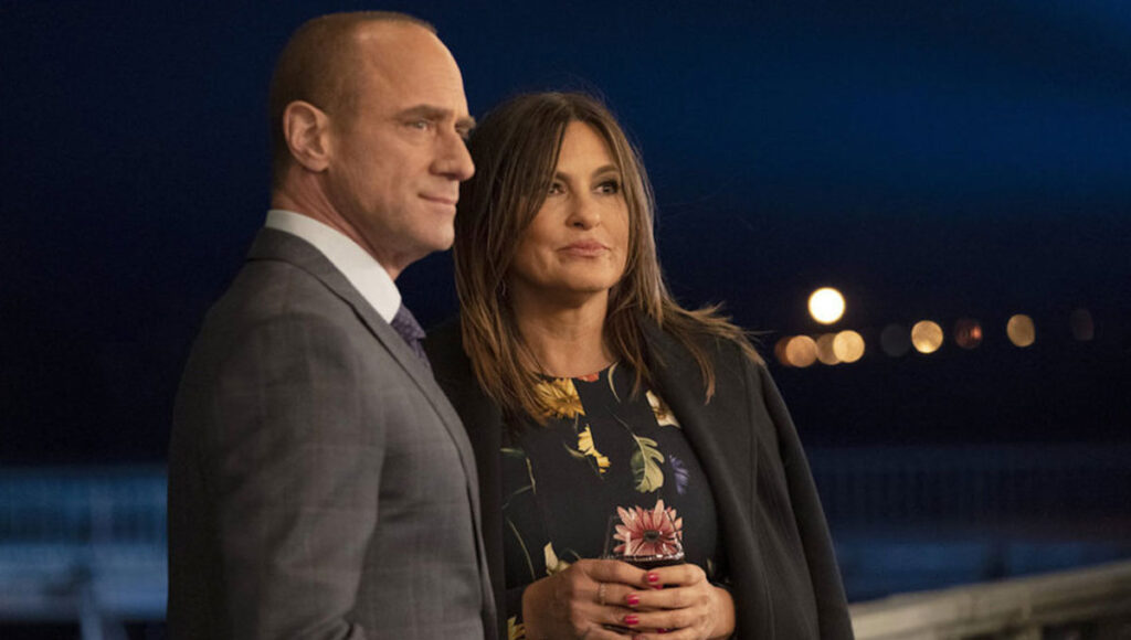 Law & Order: Estrela insinua que Olivia Benson e Elliot Stabler podem ficar juntos Elliot Stabler Christopher Meloni e Olivia Benson Mariska Hargitay em Law Order Divulgacao