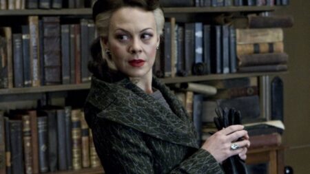 Narcisa Malfoy (Helen Mccrory) na franquia Harry Potter (Reprodução)