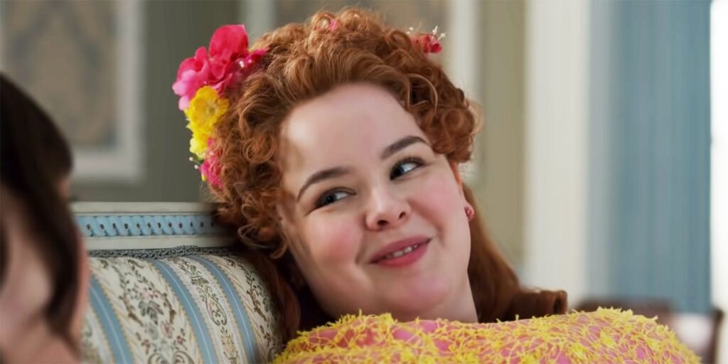 Estrela de Bridgerton surpreende ao mostrar perda de peso Nicola Coughlan como Penelope Featherington em Bridgerton (Reprodução)