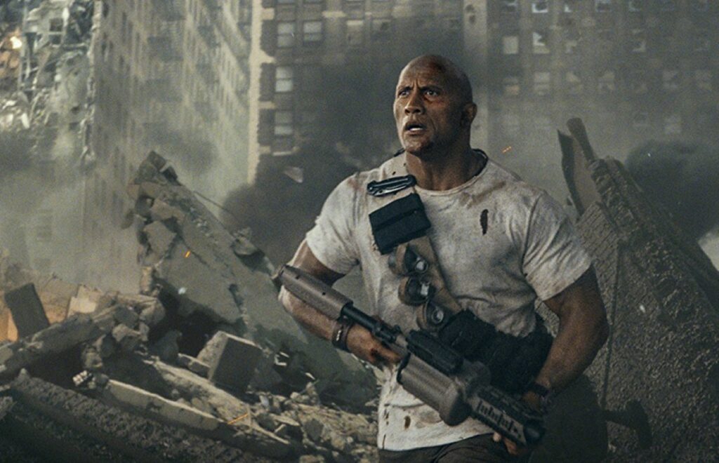 Dwayne Johnson está envolvido em projeto secreto de filme de videogame Dwayne Johnson em Rampage (Reprodução)
