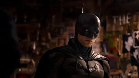 Robert Pattinson como Batman no filme Batman (Reprodução / DC)