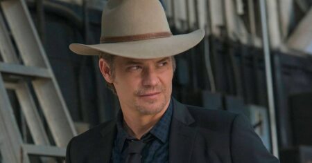 Timothy Olyphant como Raylan Givens em Justificado (Reprodução)