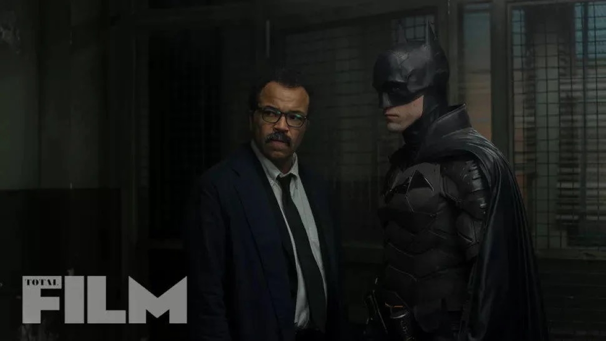 Jeffrey Wright como Gordon e Robert Pattinson como Batman (Divulgação)