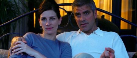 George Clooney impôs condição para fazer filme envolvendo Julia Roberts Julia Roberts e George Clooney (Reprodução)