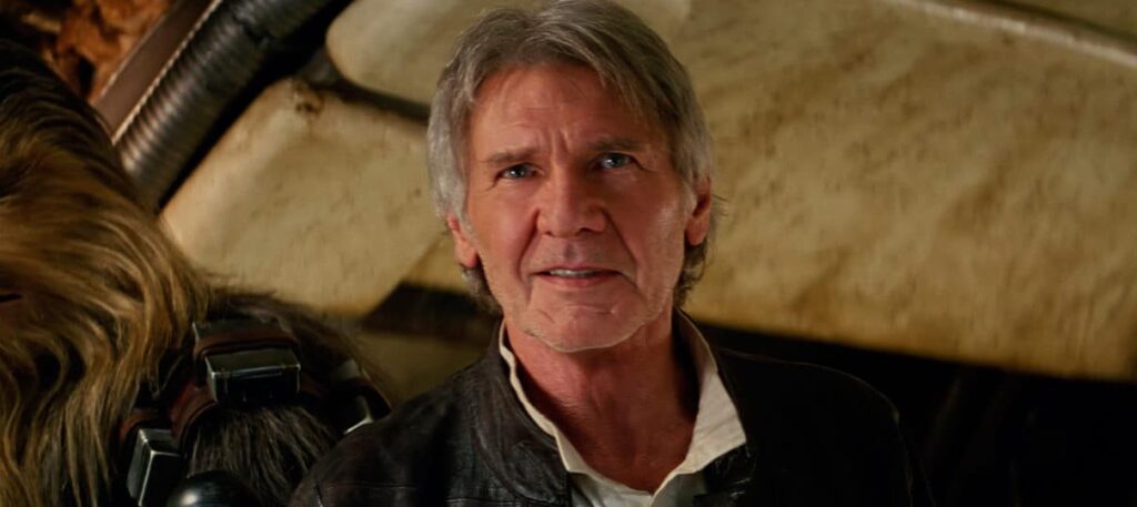 Harrison Ford como Han Solo em Star Wars