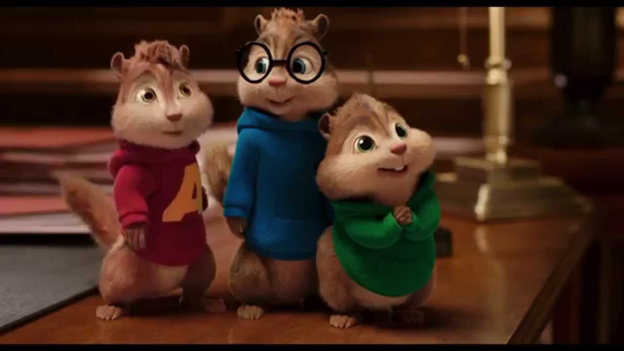 Alvin, Simon e Theodore em Alvin e os Esquilos Na Estrada (Reprodução)