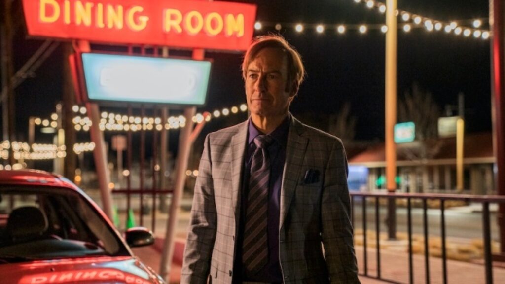 AMC divulga data de estreia da temporada final de Better Call Saul Saul Goodman (Bob Odenkirk) em Better Call Saul (Reprodução)