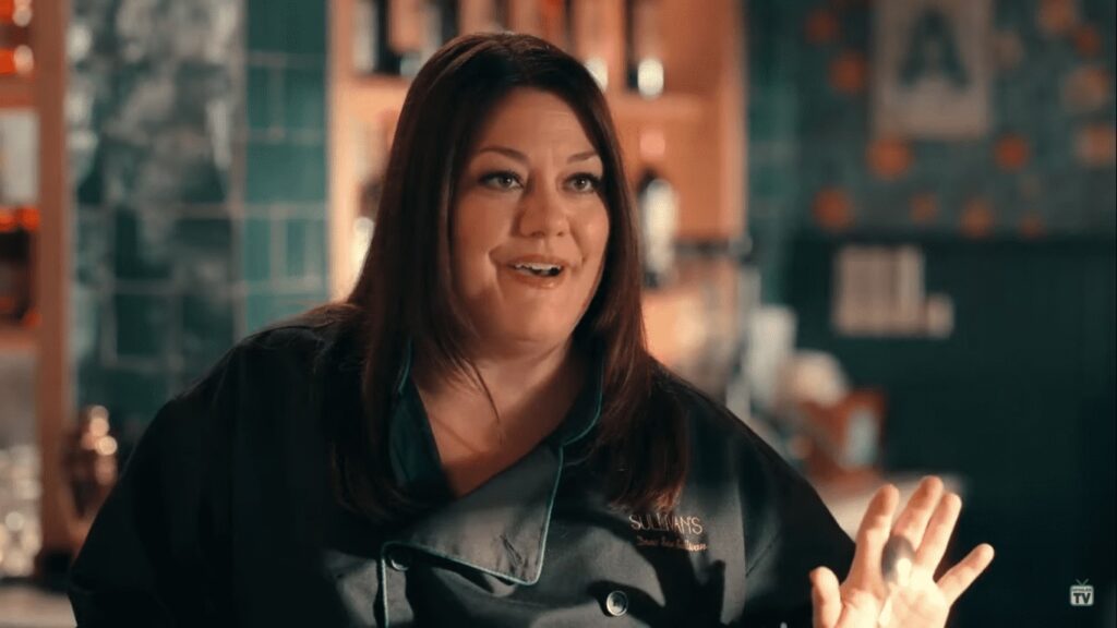 Dana Sue passa por reconstrução em 2ª temporada de Doces Magnólias Brooke Elliott como Dana Sue em Doces Magnolias Reproducao