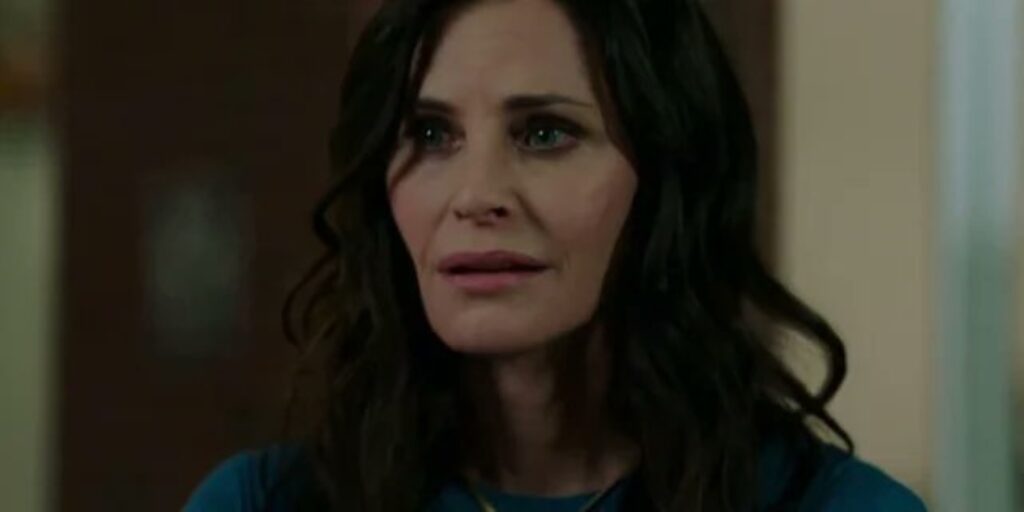 Courteney Cox volta para Pânico 6? Atriz responde Courteney Cox em Pânico (Reprodução)