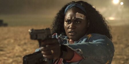 Danielle Brooks espera que Leota continue a em segunda temporada de Pacificador Danielle Brooks como Leota Adebayo em Pacificador (Reprodução / HBO Max)