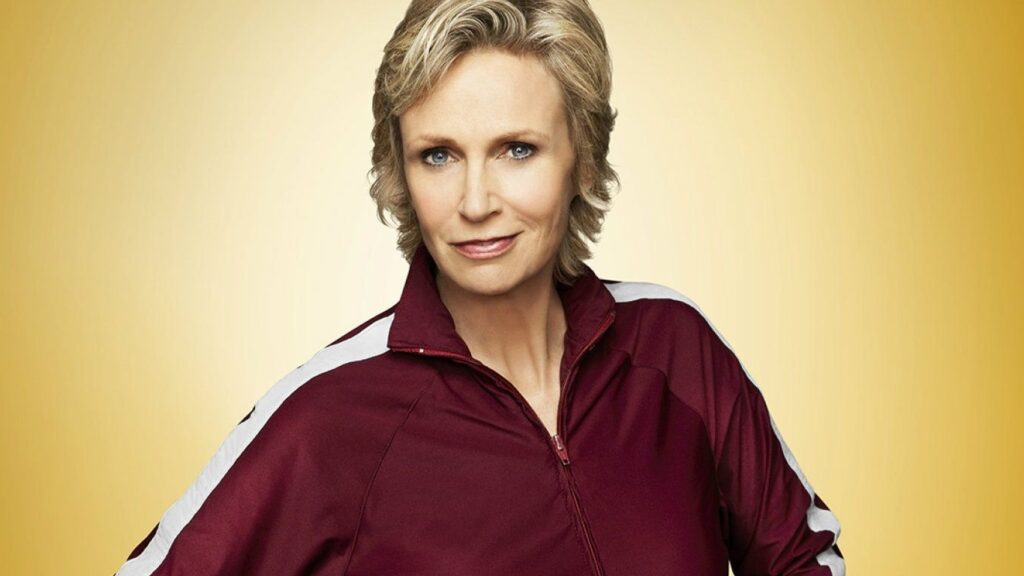 Atriz de Glee avisa que não vai dividir o palco com Lea Michele na Broadway Sue (Jane Lynch) em Glee (Divulgação)
