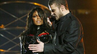 Janet Jackson e Justin Timberlake no Super Bowl 2004