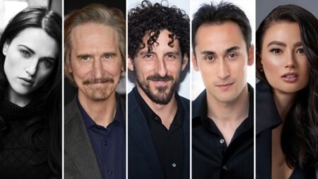 Katie McGrath, Ray McKinnon, Adam Shapiro, Mark Masashi e Marina Mazepa (Divulgação)