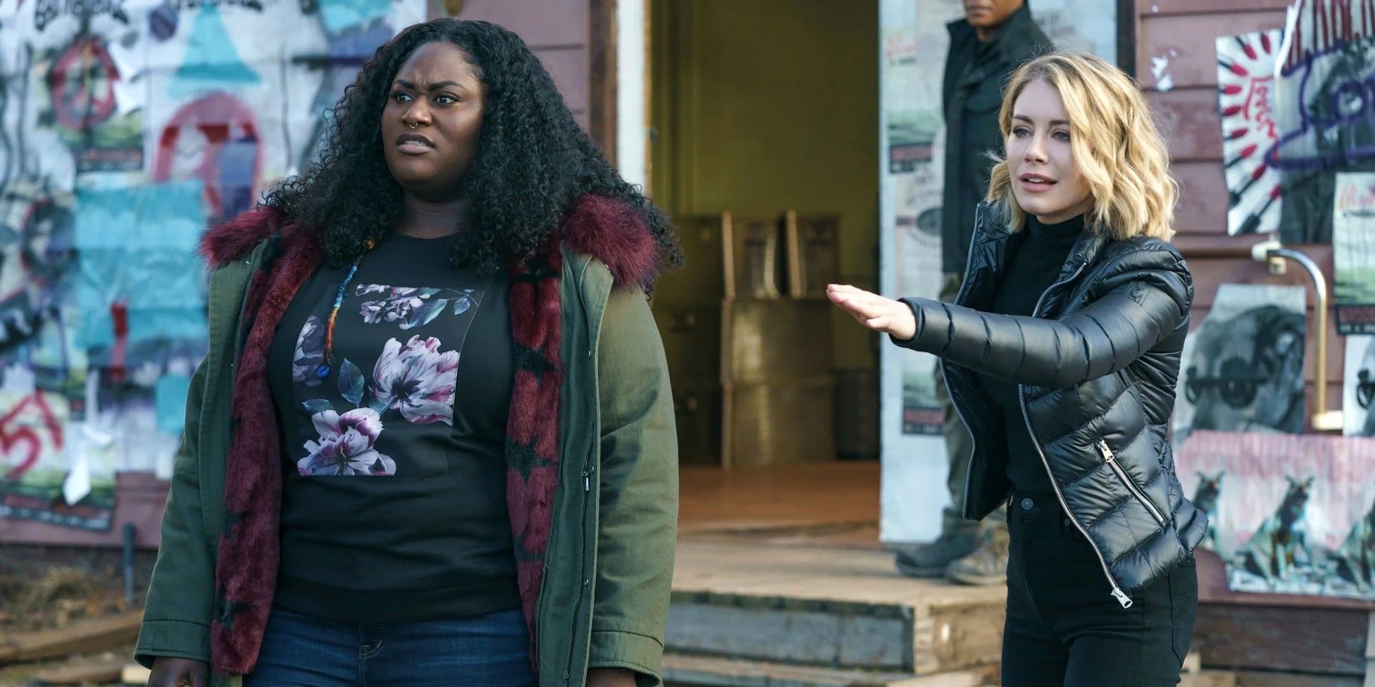 Leota Adebayou Danielle Brooks e Emilia Harcourt Jennifer Holland em cena de Pacificador Reproducao