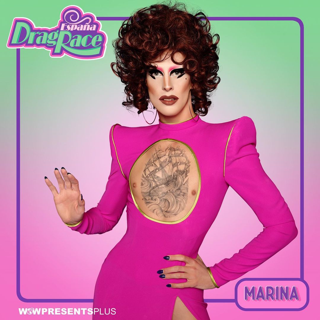 Conheça as participantes da segunda temporada de Drag Race Espanha 7 Marina (Divulgação/WOW Presents Plus)