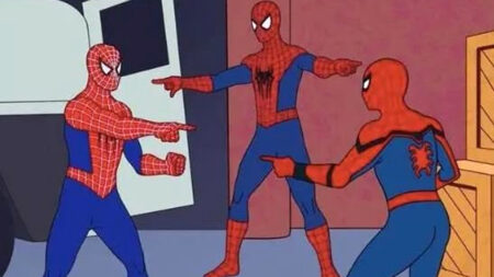 Meme do Homem-Aranha vira realidade com Holland, Maguire e Garfield Meme Homem Aranha Reproducao