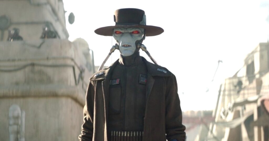 Imagens de O livro de Boba Fett detalham o traje de Cad Bane Cad Bane me O Livro de Boba Fett (Reprodução / Disney+)