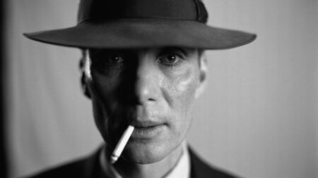 Cillian Murphy como J. Robert Oppenheimer em Oppenheimer (Divulgação / Universal)