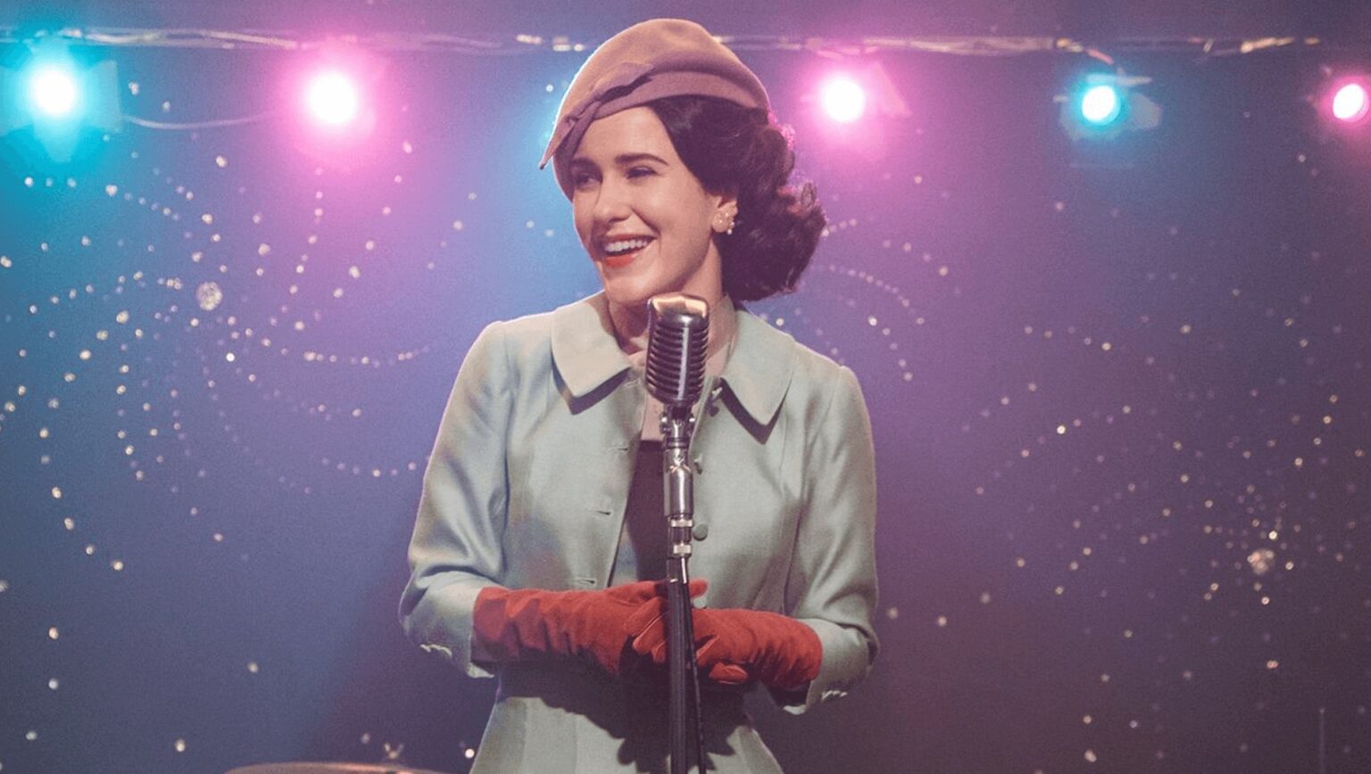Estrela de Maravilhosa Sra. Maisel comenta fim da série Rachel Brosnahan como Midge em cena de Maravilhosa Sra. Maisel Reproducao