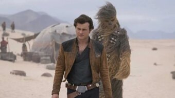 Han Solo (Alden Ehrenreich) e Chewbaca em Han Solo: Uma História Star Wars (Reprodução / LucasFilm)