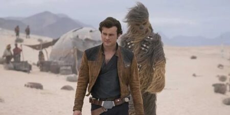 Han Solo (Alden Ehrenreich) e Chewbaca em Han Solo: Uma História Star Wars (Reprodução / LucasFilm)