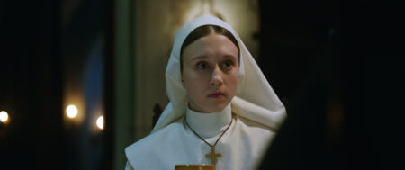 Sequência de A Freira ganha data de estreia Taissa Farmiga em cena de A Freira (Reprodução)