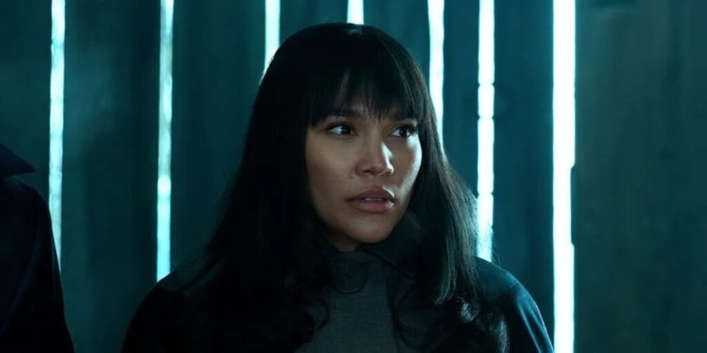 Emmy Raver-Lampman em The Umbrella Academy (Reprodução / Netflix)