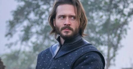 David Oakes como Earl Godwin em Vikings: Valhalla (Reprodução / Netflix)