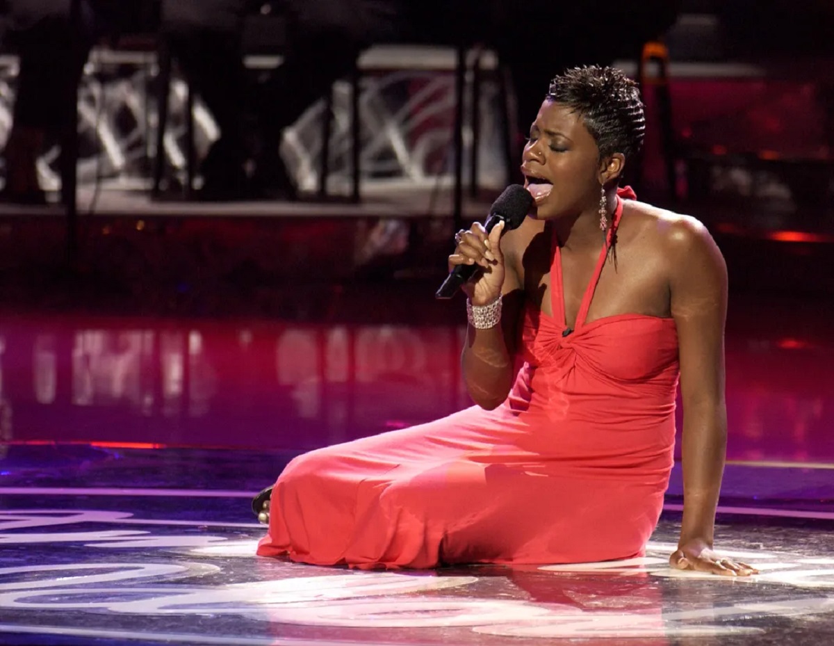 Fantasia Taylor se apresentando como Fantasia Barrino em American Idol (Reprodução)
