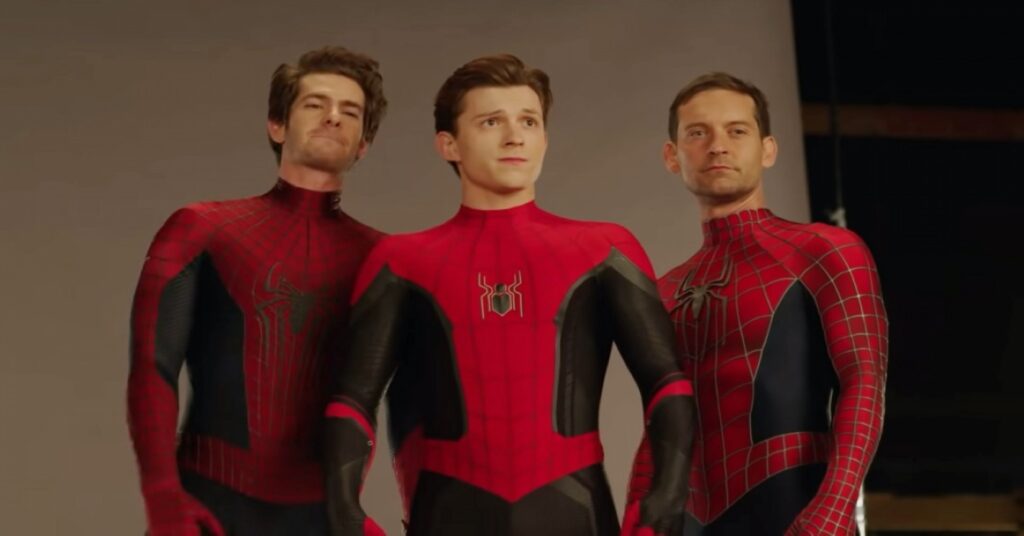 Qual Homem-Aranha Morbius deve enfrentar no segundo filme? Jared Leto tem a resposta Andrew Garfield, Tom Holland e Tobey Maguire (Reprodução)