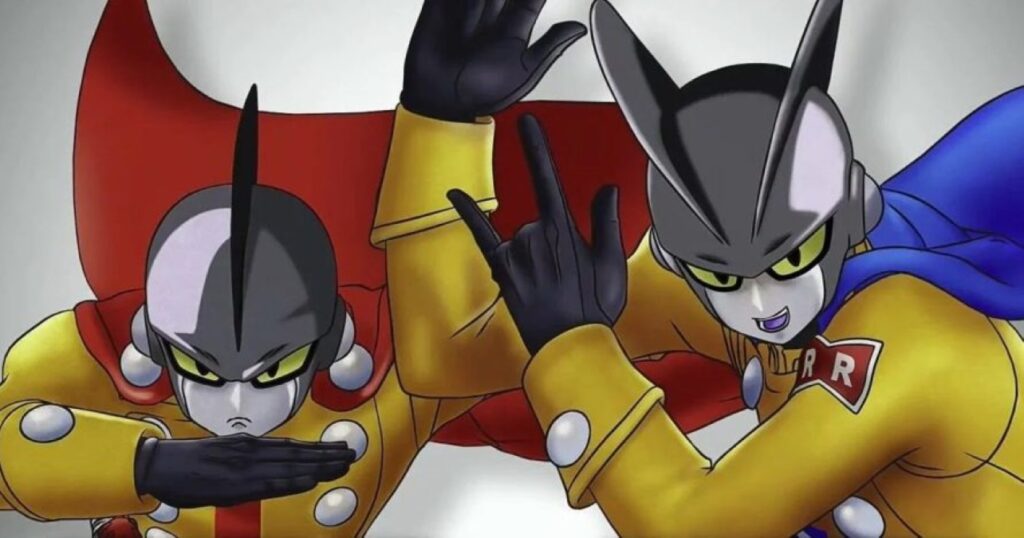 Quando se passa a história de Dragon Ball Super: Super Hero? Gamma 1 e Gamma 2 em Dragon Ball Super: Super Hero (Reprodução / Toei Animation)