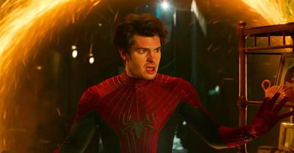 Atores que já mentiram sobre seus papéis na Marvel Andrew Garfield em Homem-Aranha: Sem Volta para Casa (Reprodução / Marvel)