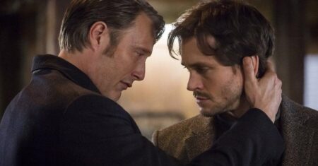 Hannibal (Mads Mikkelsen) e Will (Hugh Dancy) em Hannibal (Reprodução)