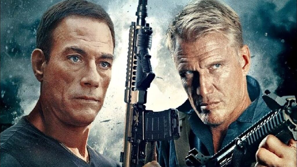 Jean-Claude Van Damme e Dolph Lundgren em Na Escuridão do Oceano